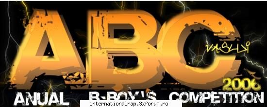 ABC - Anual B-Boy's Competition - tare , tare , tare........tare de tot - Evenimente